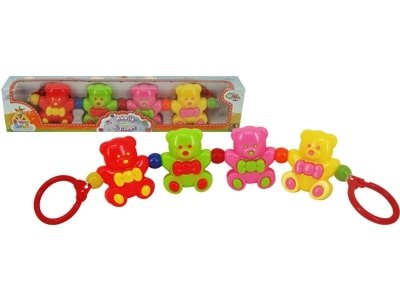 Móbile Para Carrinho Ursinhos na Caixa