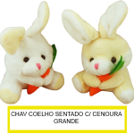 Chaveiro Coelho c/ Cenoura Grande