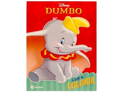 Livro Médio Ler e Colorir Dumbo