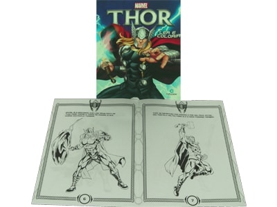 Livro Médio Ler e Colorir Thor