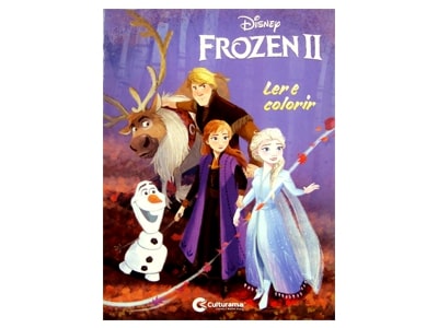 72594 – Livro Médio Ler e Colorir Frozen 2