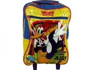 30373:  Mochila Com Rodas Pica Pau 42x34x17cm