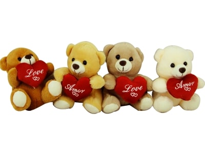 Urso Coração Amor 13 cm