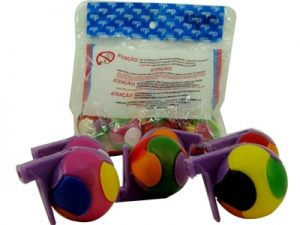 30853 – Apito Bola  Pct C/6 17,5x16cm