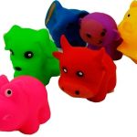 11113  – Bicho De Vinil Pacote Com 6 14x14x7cm