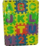 76984 – Tapete de encaixe Com Letras e Numeros C/36 peças 20x26x2cm