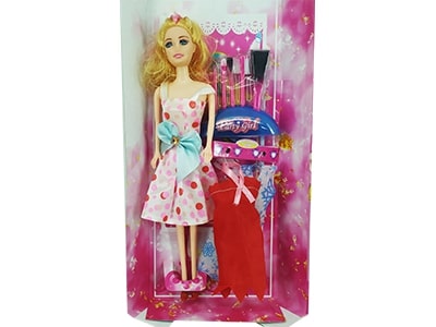 Boneca Anna Mell Party Girl com acessórios 31x21x4cm