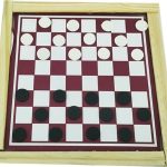 Jogo de Dama e Trilha sem gaveta