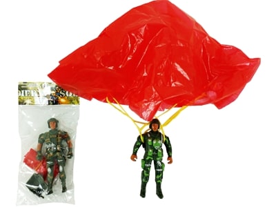 Soldado Com Paraquedas 10,5x12cm