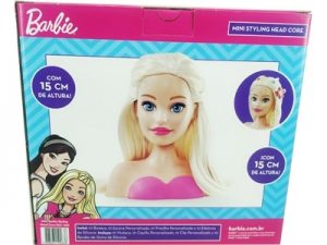 Busto de Boneca - Barbie - Hair Styling - 20 Peças - Pupee - Ri Happy