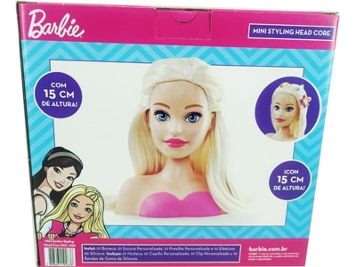 Busto Mini Barbie Styling 26x24x8cm