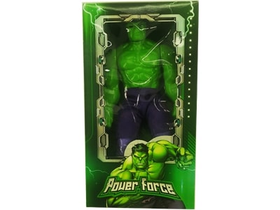 Boneco Power Force Hulk 16x29x7cm