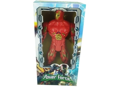 Boneco Power Force Homem De Ferro 15,5x29x5cm