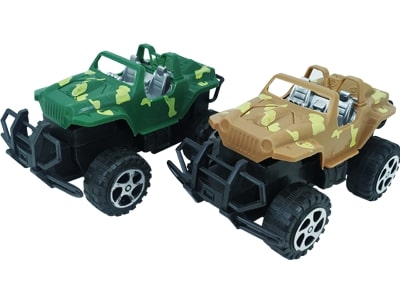 Carro a Fricção Kit Militar Kit C/2 28x10x10cm