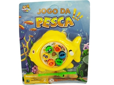 Pega Peixe a Corda Peixinho c/6 19×15×4cm - Mil Presentes